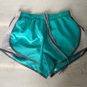 RBX Teal and Gray Athletic Shorts